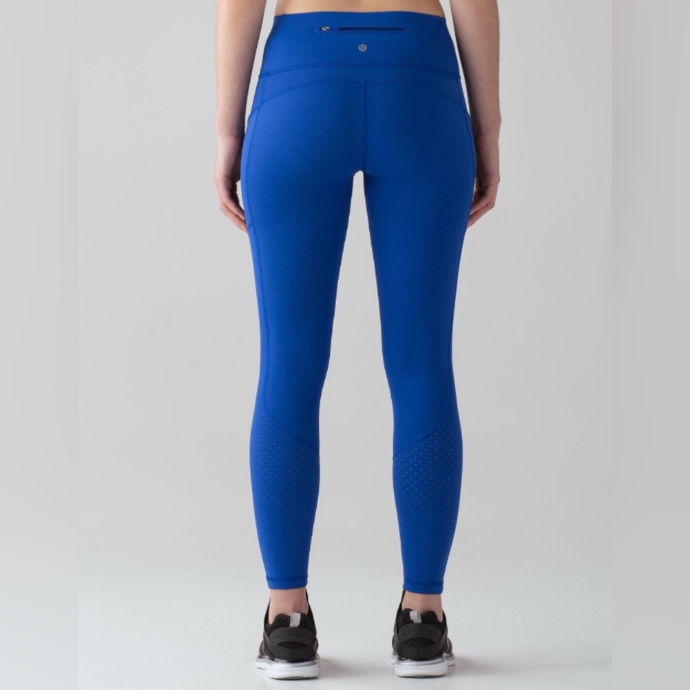 Lululemon Women’s Mind Over Miles Tight 25” Jet Stream Blue Leggings Size 4 - Picture 3 of 7